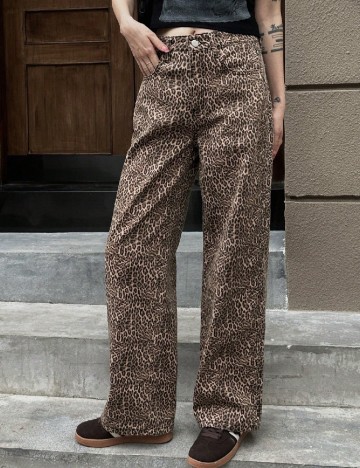 Blugi Dazy, animal print