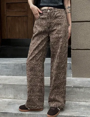 Blugi Dazy, animal print