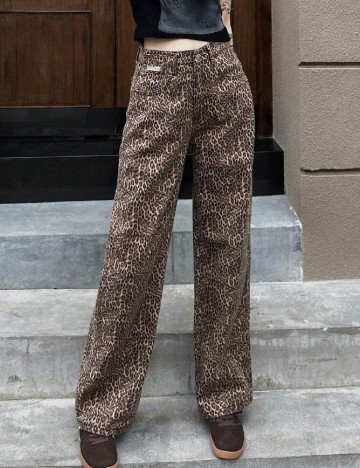 Blugi Dazy, animal print