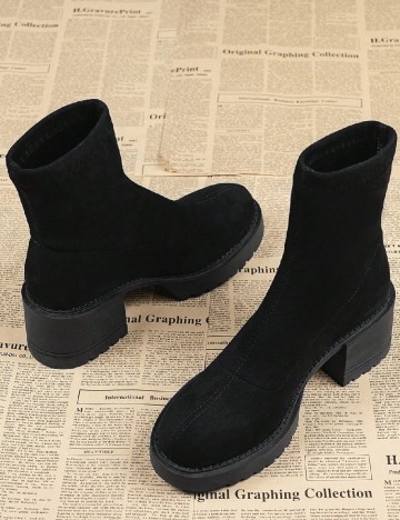 Botine SHEIN, negru