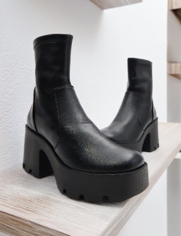 Botine Sinsay, negru