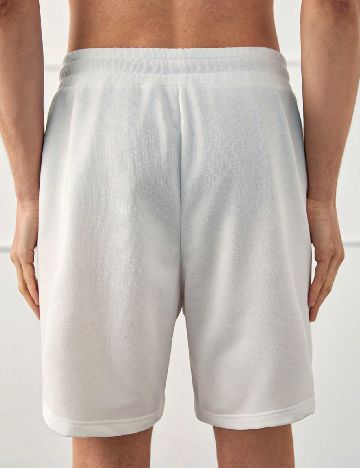 Pantaloni scurti SHEIN, alb