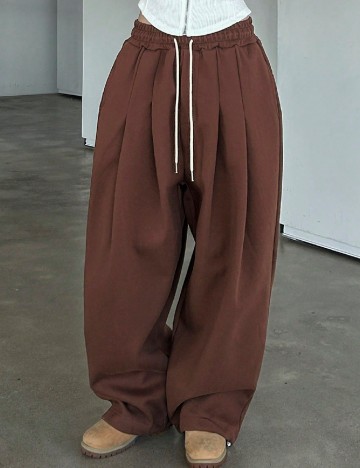 Pantaloni Dazy, maro