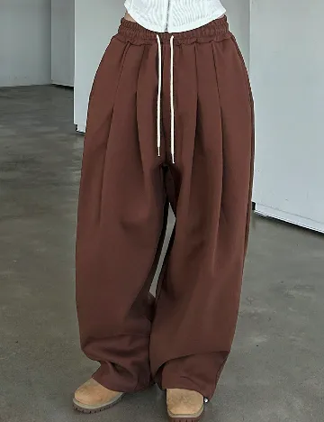 Pantaloni Dazy, maro