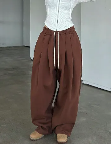 Pantaloni Dazy, maro