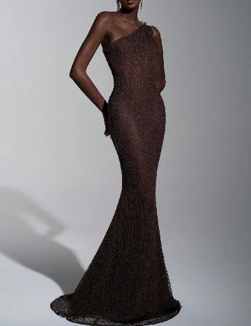 Rochie lunga SHEIN, maro