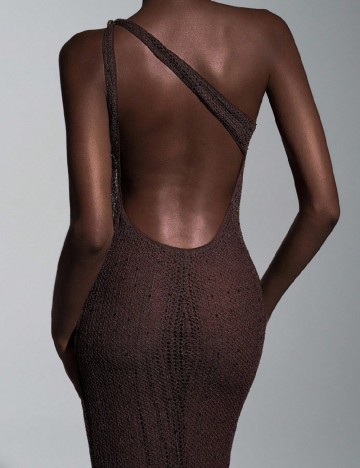 Rochie lunga SHEIN, maro