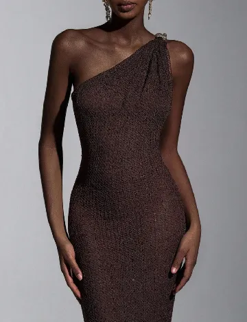 Rochie lunga SHEIN, maro