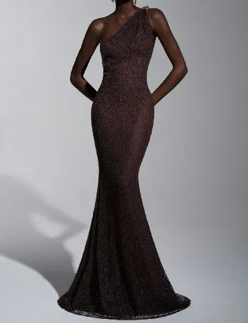 Rochie lunga SHEIN, maro