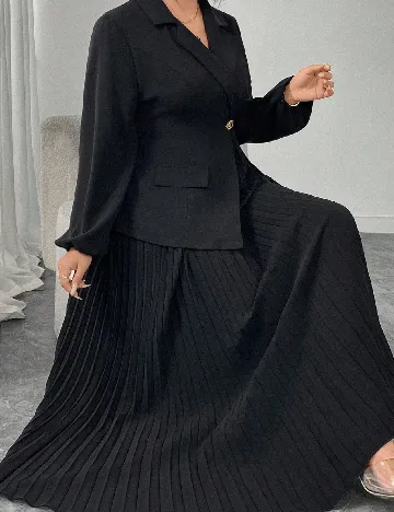 Rochie lunga SHEIN CURVE, negru