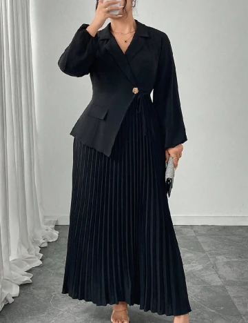 Rochie lunga SHEIN CURVE, negru