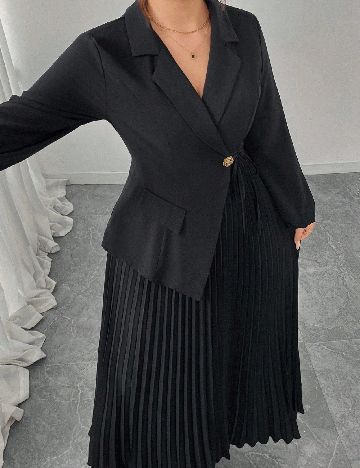 Rochie lunga SHEIN CURVE, negru