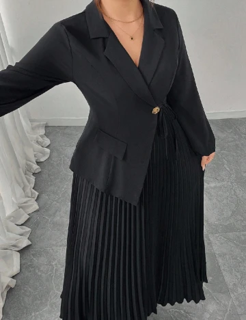 Rochie lunga SHEIN CURVE, negru