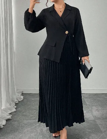 Rochie lunga SHEIN CURVE, negru