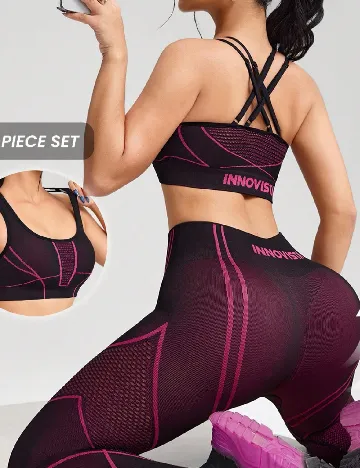 Compleu SHEIN, negru/roz