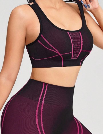 Compleu SHEIN, negru/roz