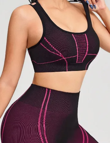 Compleu SHEIN, negru/roz