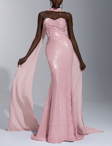 Rochie lunga SHEIN, roz