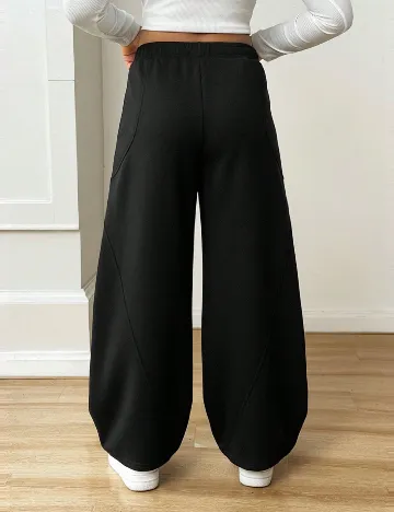 Pantaloni Shein Kids, negru