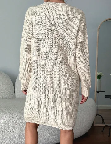 Rochie scurta SHEIN, crem