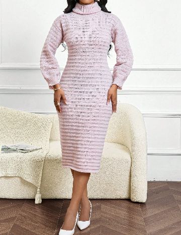 Rochie medie SHEIN, roz