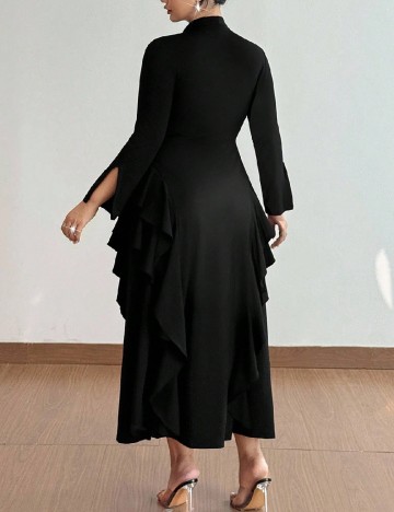 Rochie lunga SHEIN CURVE, negru