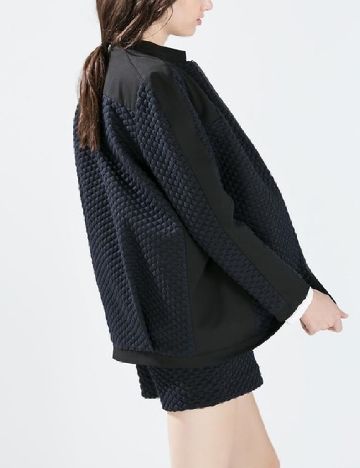 Jacheta Zara, bleumarin/negru