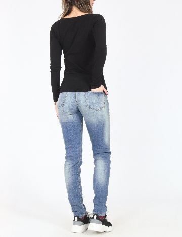 Blugi Bershka, albastru