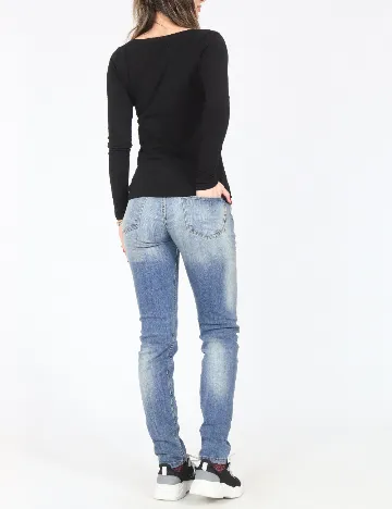 Blugi Bershka, albastru