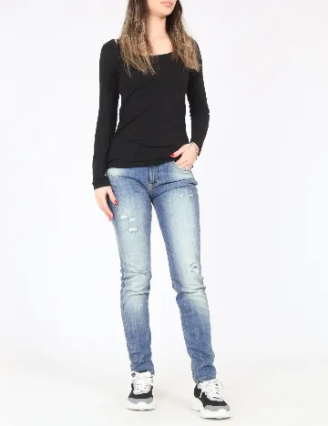 Blugi Bershka, albastru