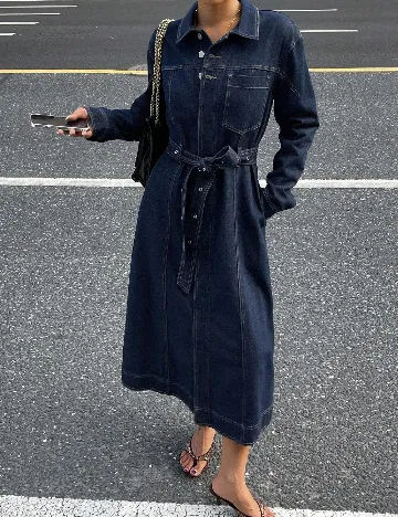 Rochie lunga SHEIN, bleumarin