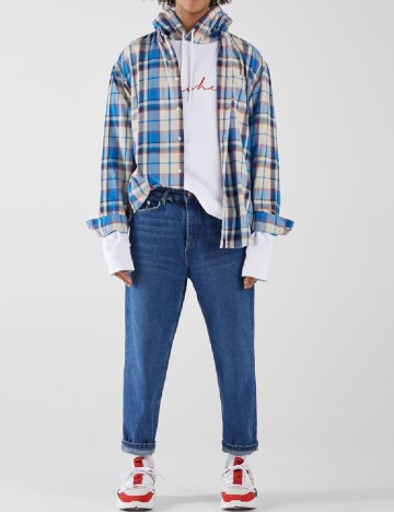 Camasa Bershka, mix culori