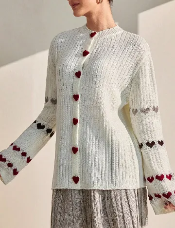 Cardigan SHEIN, ecru