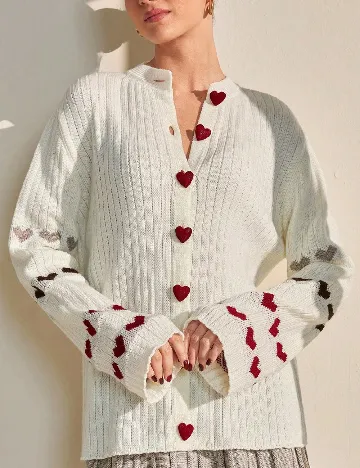 Cardigan SHEIN, ecru