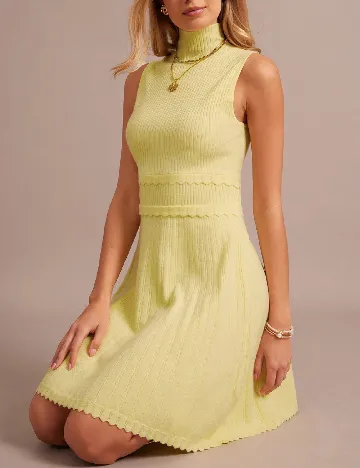 Rochie scurta SHEIN, galben