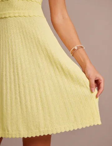 Rochie scurta SHEIN, galben