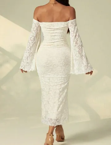 Rochie medie SHEIN, crem