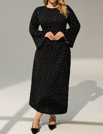 Rochie medie SHEIN CURVE, negru