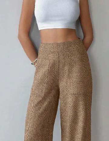 Pantaloni SHEIN, maro