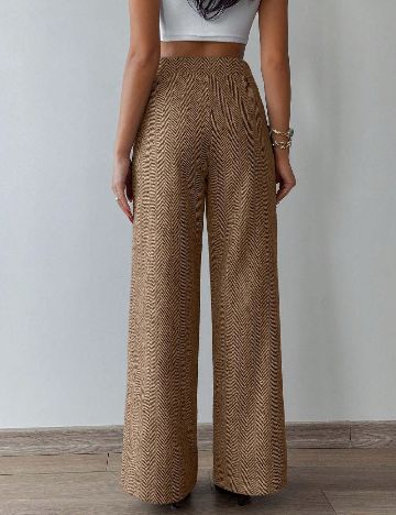 Pantaloni SHEIN, maro