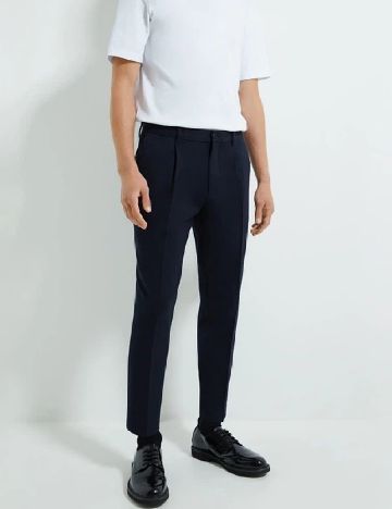 Pantaloni Zara, bleumarin