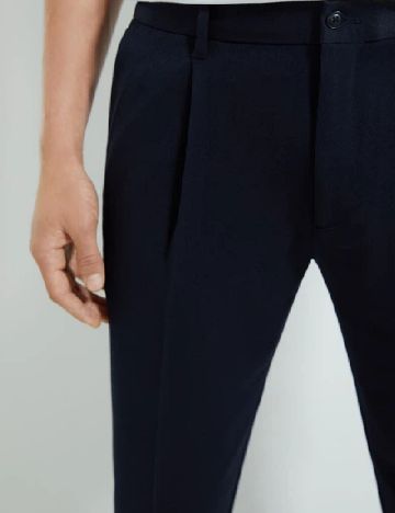 Pantaloni Zara, bleumarin