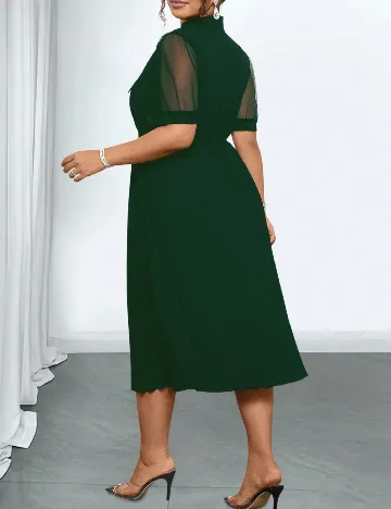 Rochie medie SHEIN CURVE, verde