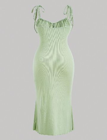 Rochie medie SHEIN CURVE, verde
