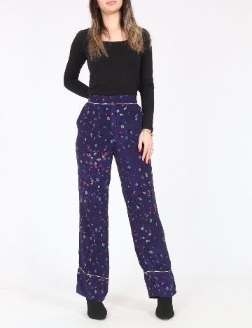 Pantaloni Zara, bleumarin