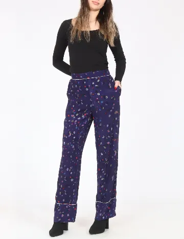 Pantaloni Zara, bleumarin