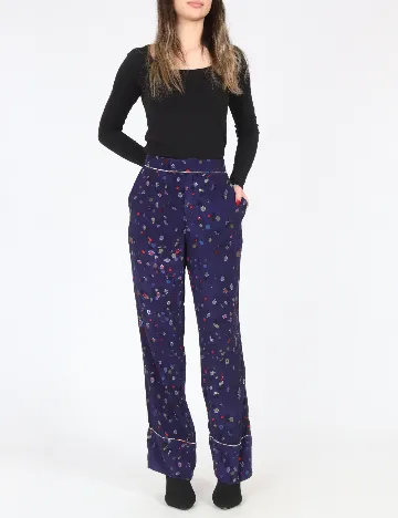 Pantaloni Zara, bleumarin