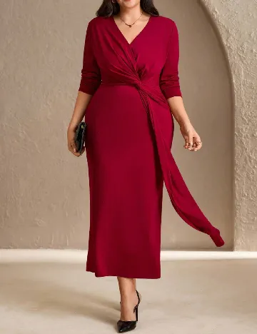 Rochie lunga SHEIN CURVE, rosu