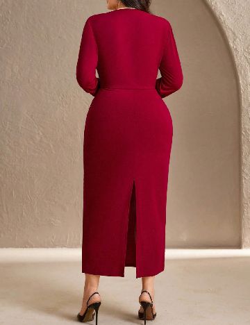 Rochie lunga SHEIN CURVE, rosu