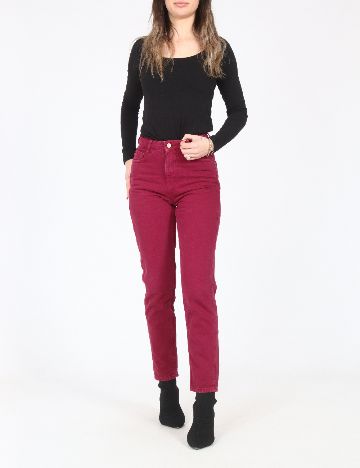 Blugi Zara, magenta
